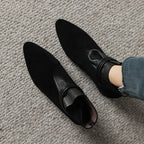 Women's ankle boots with crest detail and block heel