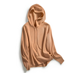 Women's hoodie with drawstring hood