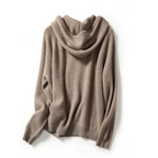 Women's hoodie with drawstring hood