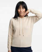 Women's hoodie with drawstring hood