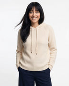 Women's hoodie with drawstring hood