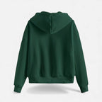 Women's zip-up hoodie with knit texture