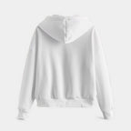 Women's zip-up hoodie with knit texture