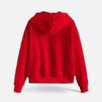 Women's zip-up hoodie with knit texture