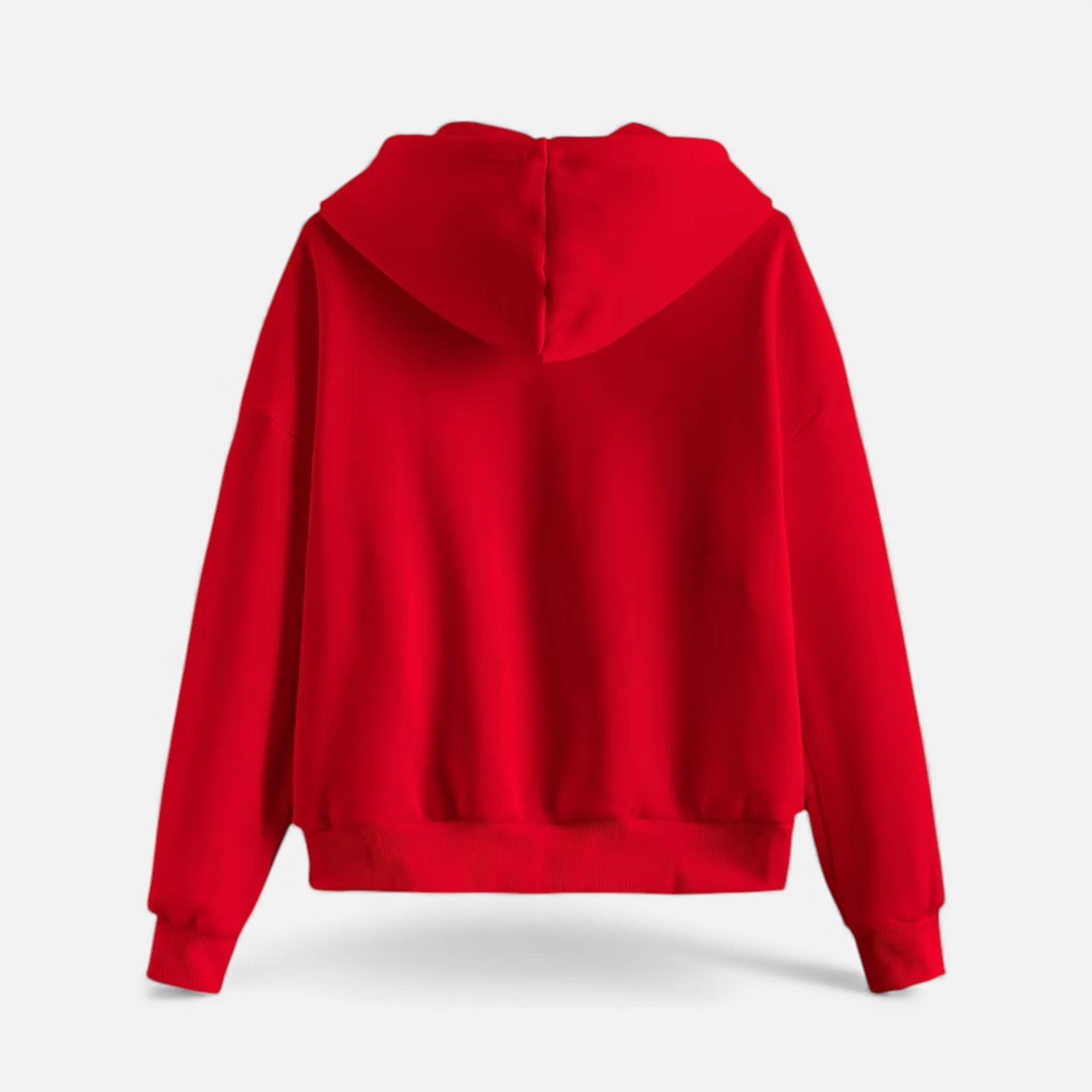 Women's zip-up hoodie with knit texture