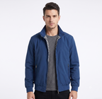 Men's lightweight jacket with structured collar