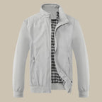 Men's lightweight jacket with structured collar