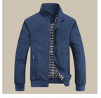 Men's lightweight jacket with structured collar