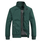 Men's lightweight jacket with structured collar