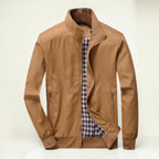 Men's lightweight jacket with structured collar