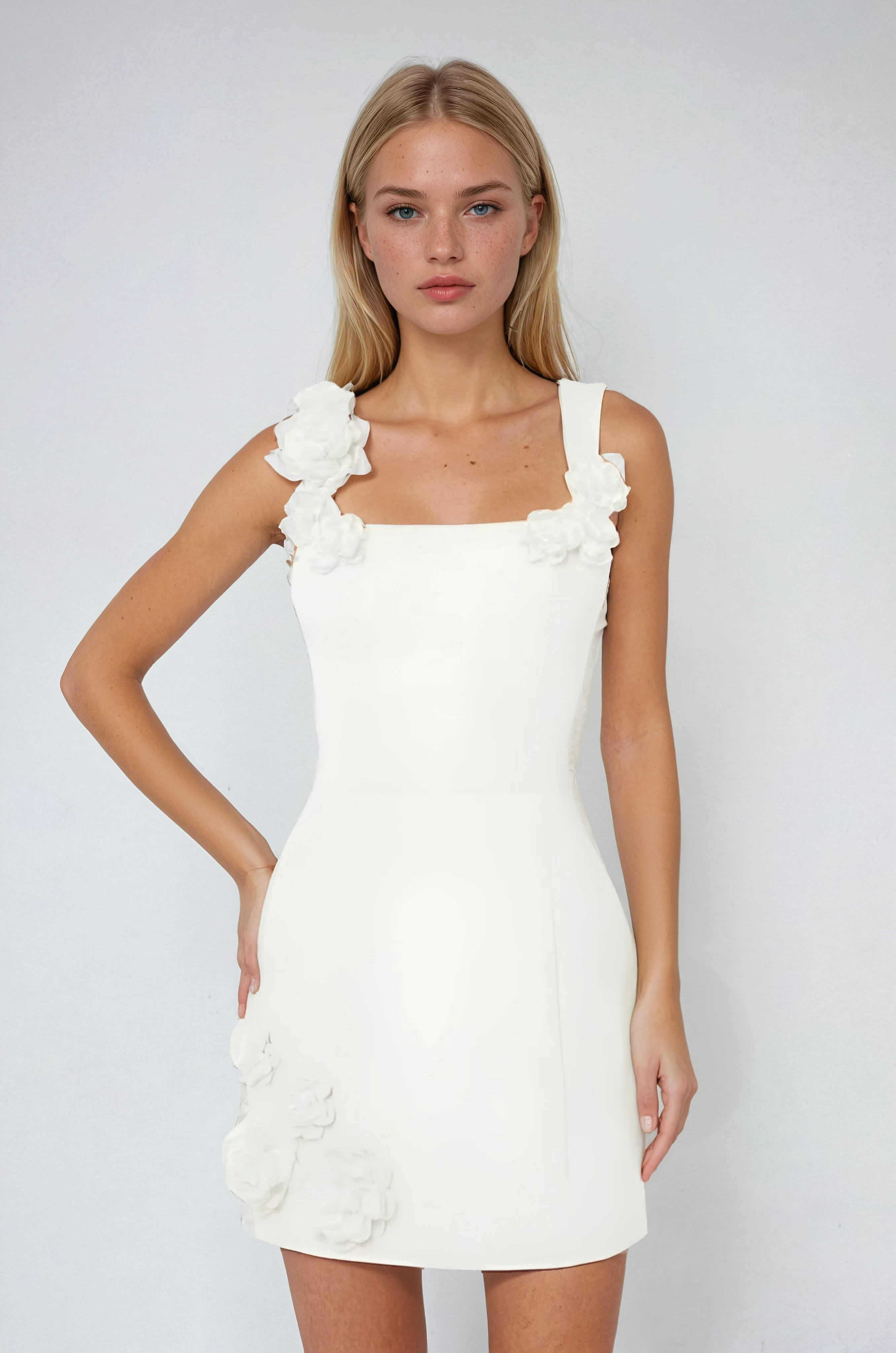 Women's sleeveless mini cocktail dress
