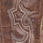 Women's calf-high western boots with pointed toe