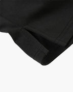 Women's cropped flare capri pants with button waist