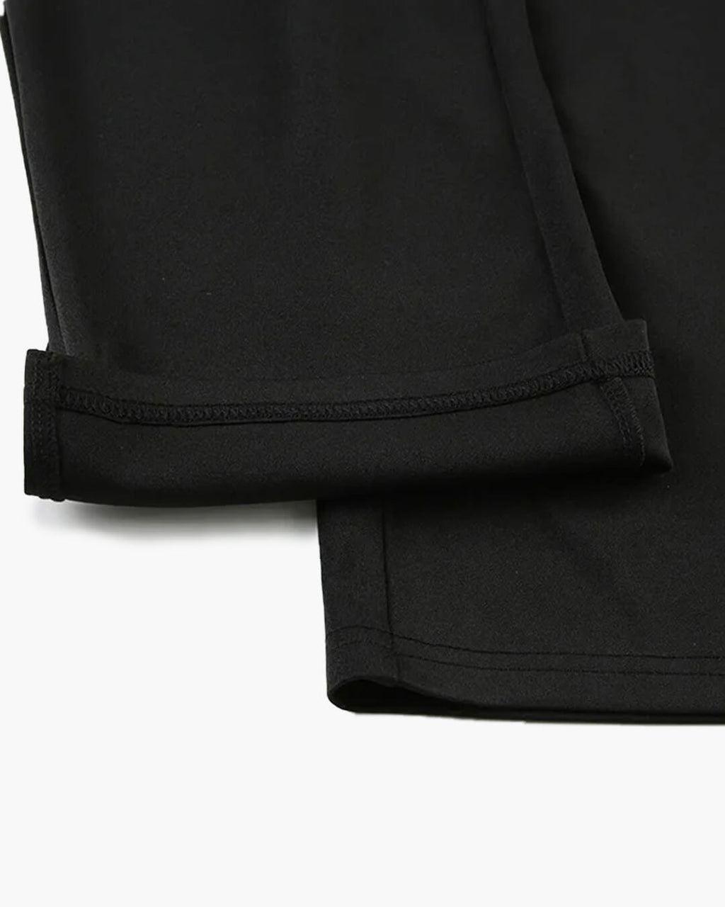 Women's cropped flare capri pants with button waist