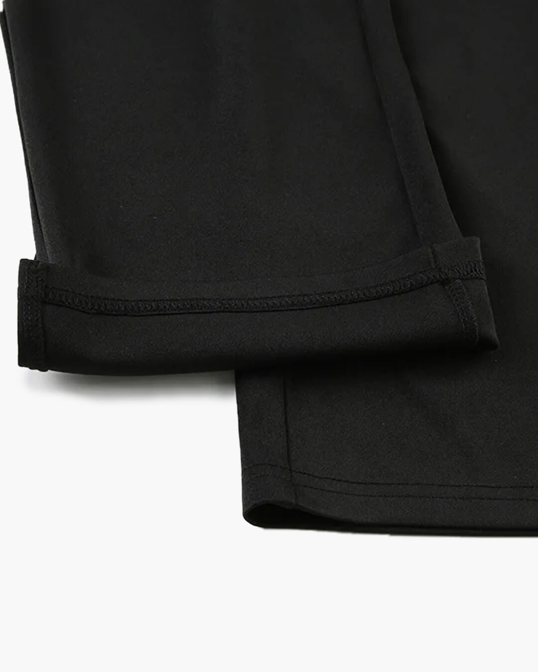 Women's cropped flare capri pants with button waist