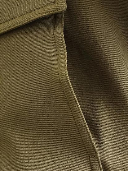 Women's cropped snap-button bomber jacket