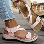 Women's cross strap flat summer sandals