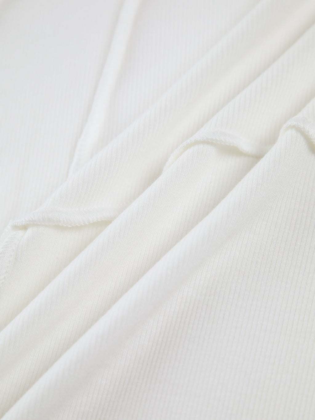 Women's ribbed long sleeve top