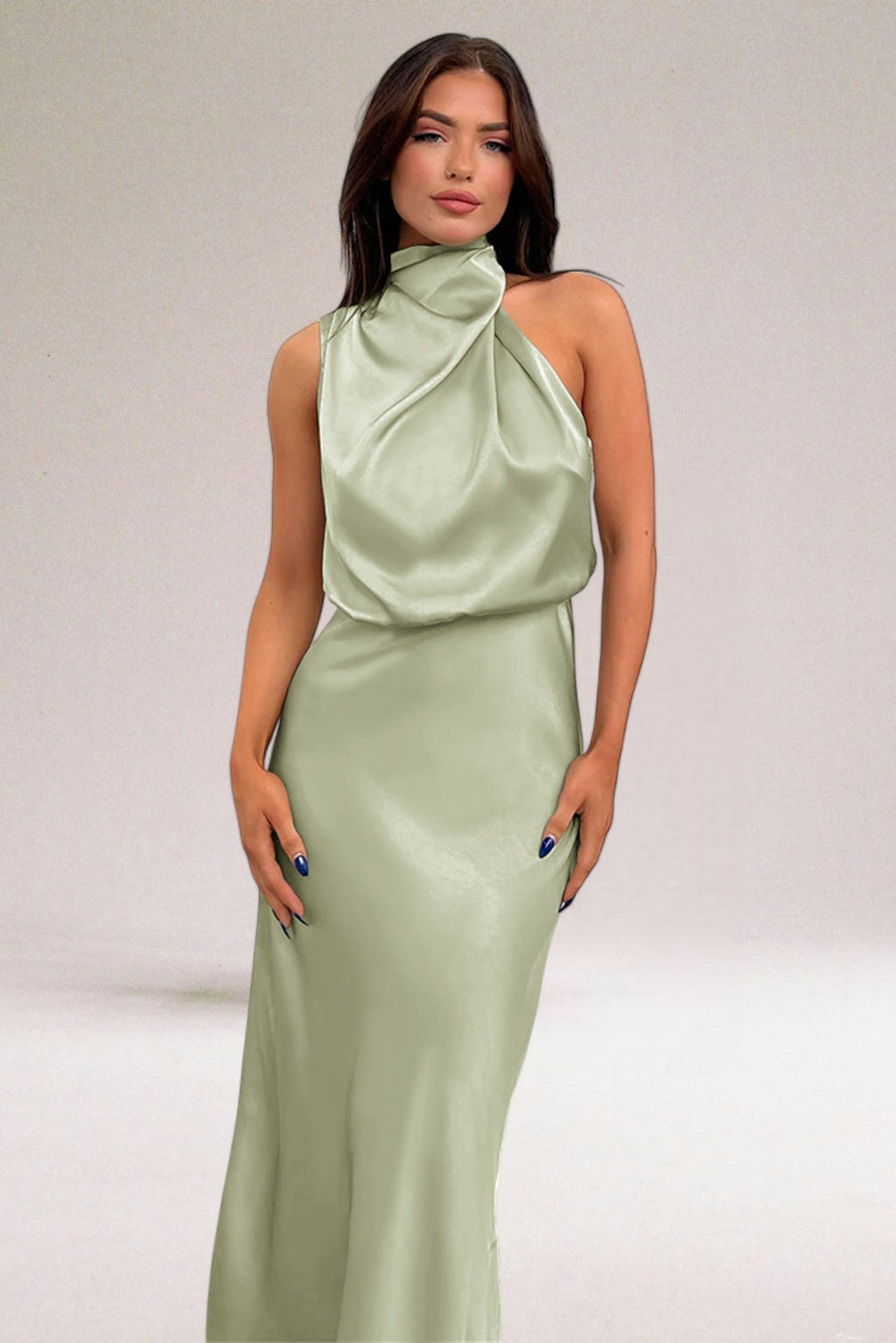 Women's halter neck dress