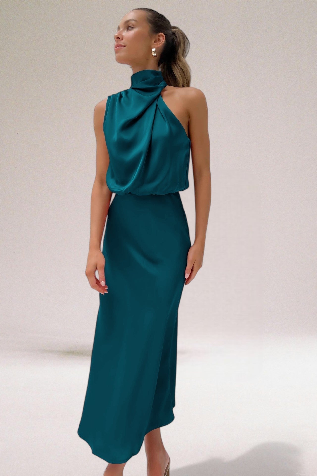 Women's halter neck dress