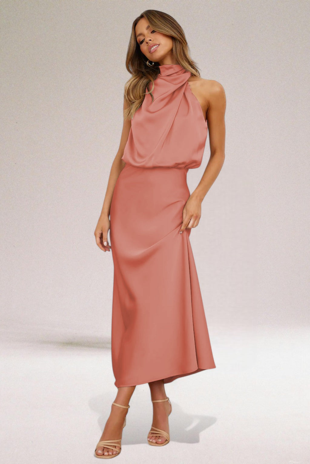 Women's halter neck dress