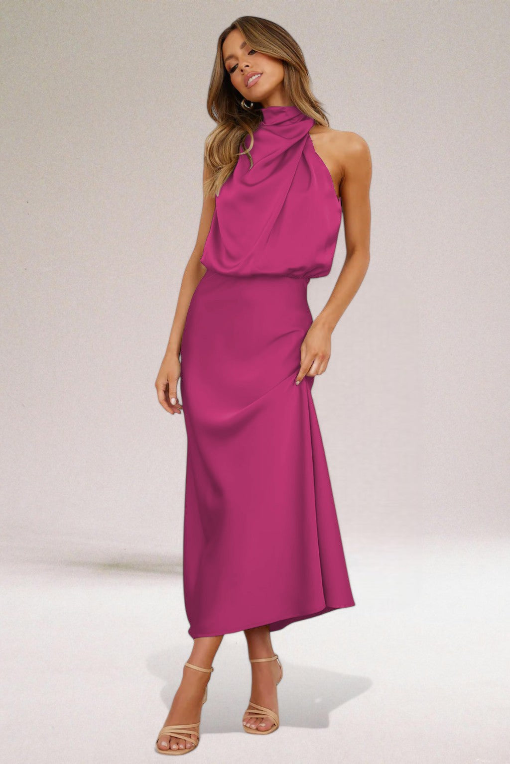 Women's halter neck dress