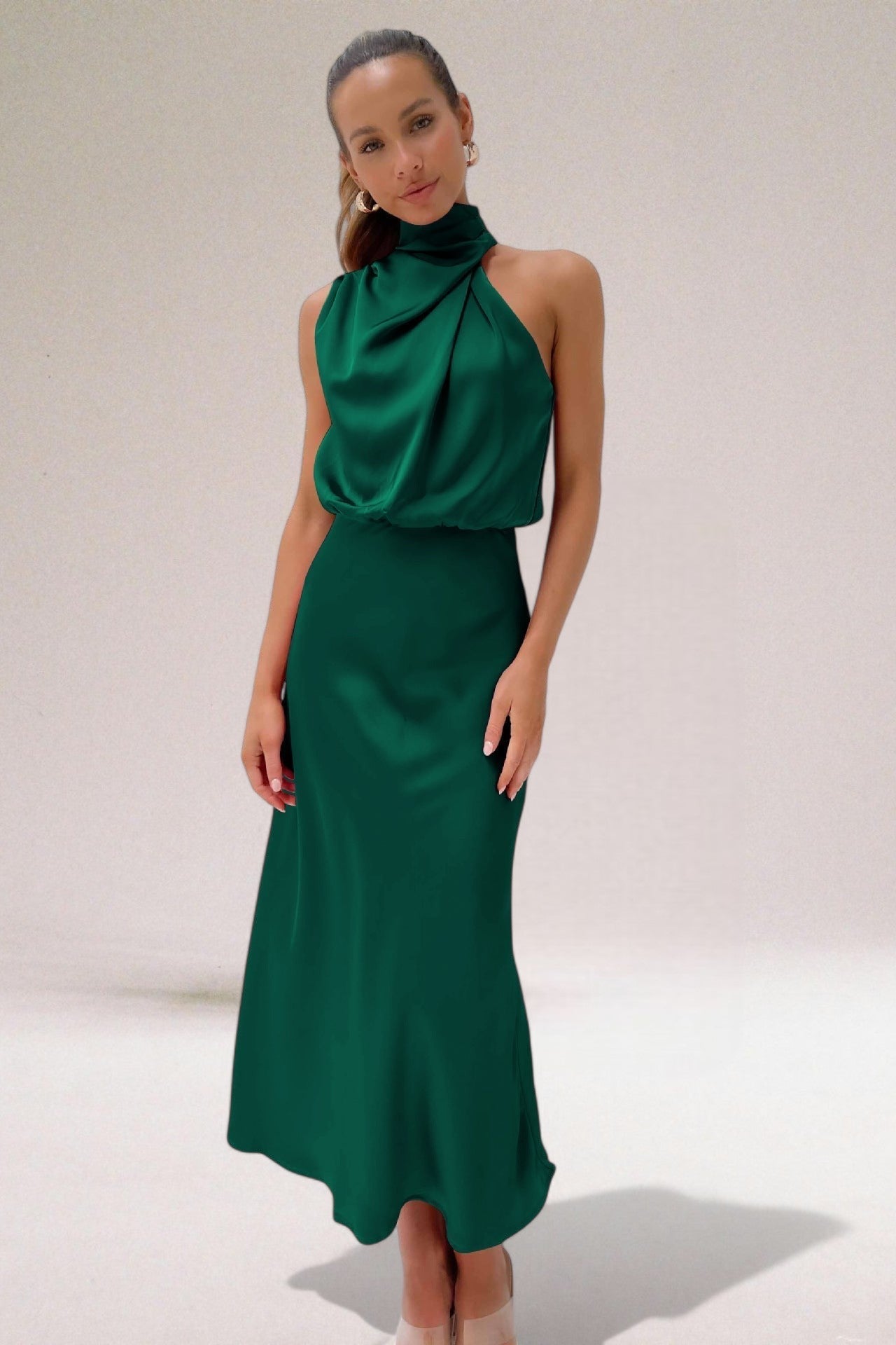 Women's halter neck dress