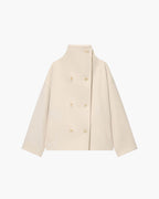 Women's jacket with stand-up collar