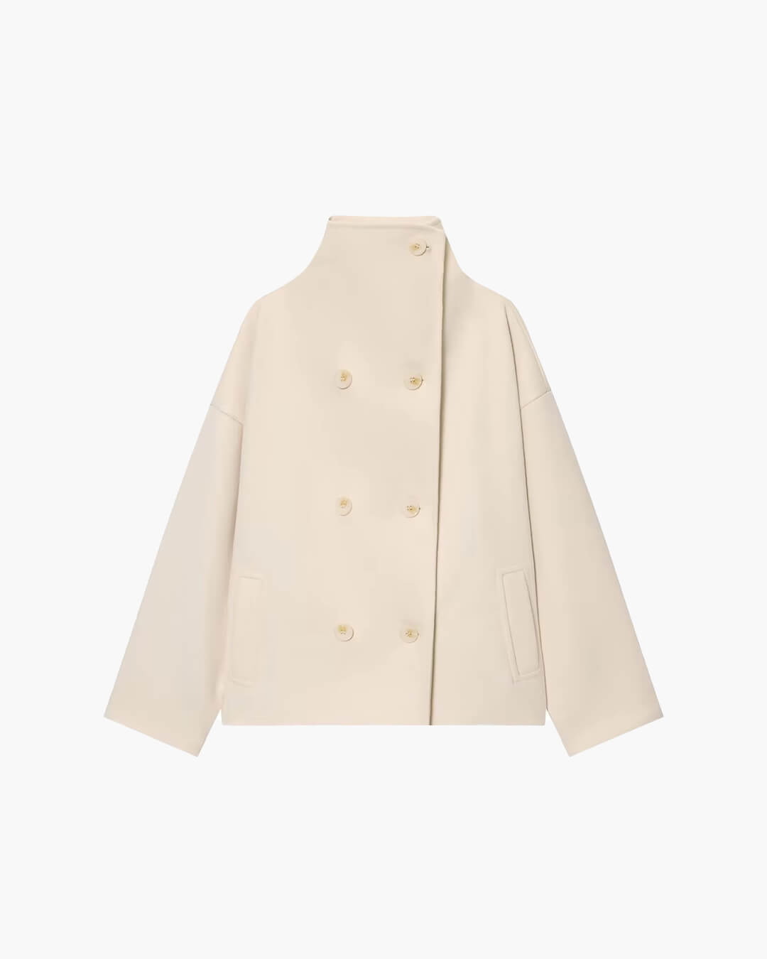 Women's jacket with stand-up collar