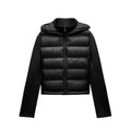 Women's lightweight hooded jacket with zip fastening