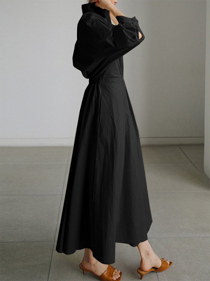 Women's long dress with full-length skirt