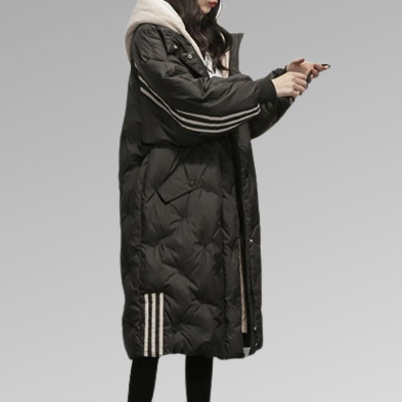 Women's long warm jacket