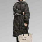 Women's long warm jacket