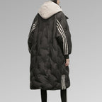 Women's long warm jacket
