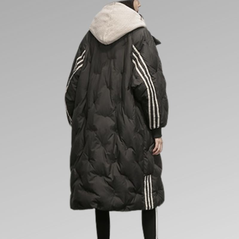 Women's long warm jacket