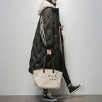 Women's long warm jacket
