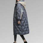 Women's long warm jacket