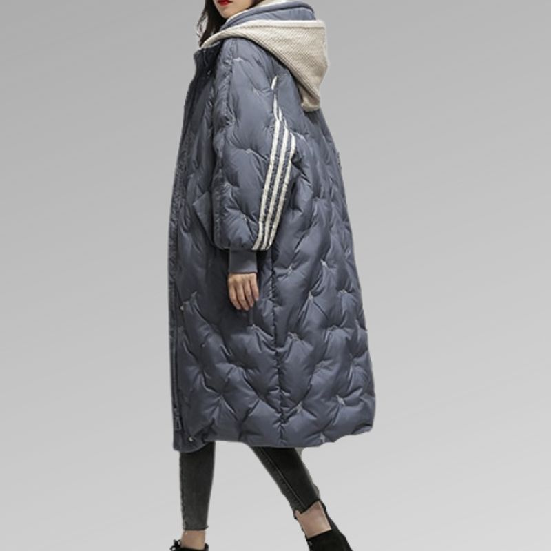 Women's long warm jacket