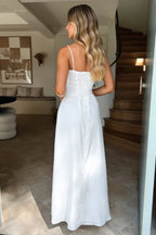 Women's maxi dress with spaghetti straps