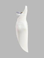 Women's cut-out midi cocktail dress