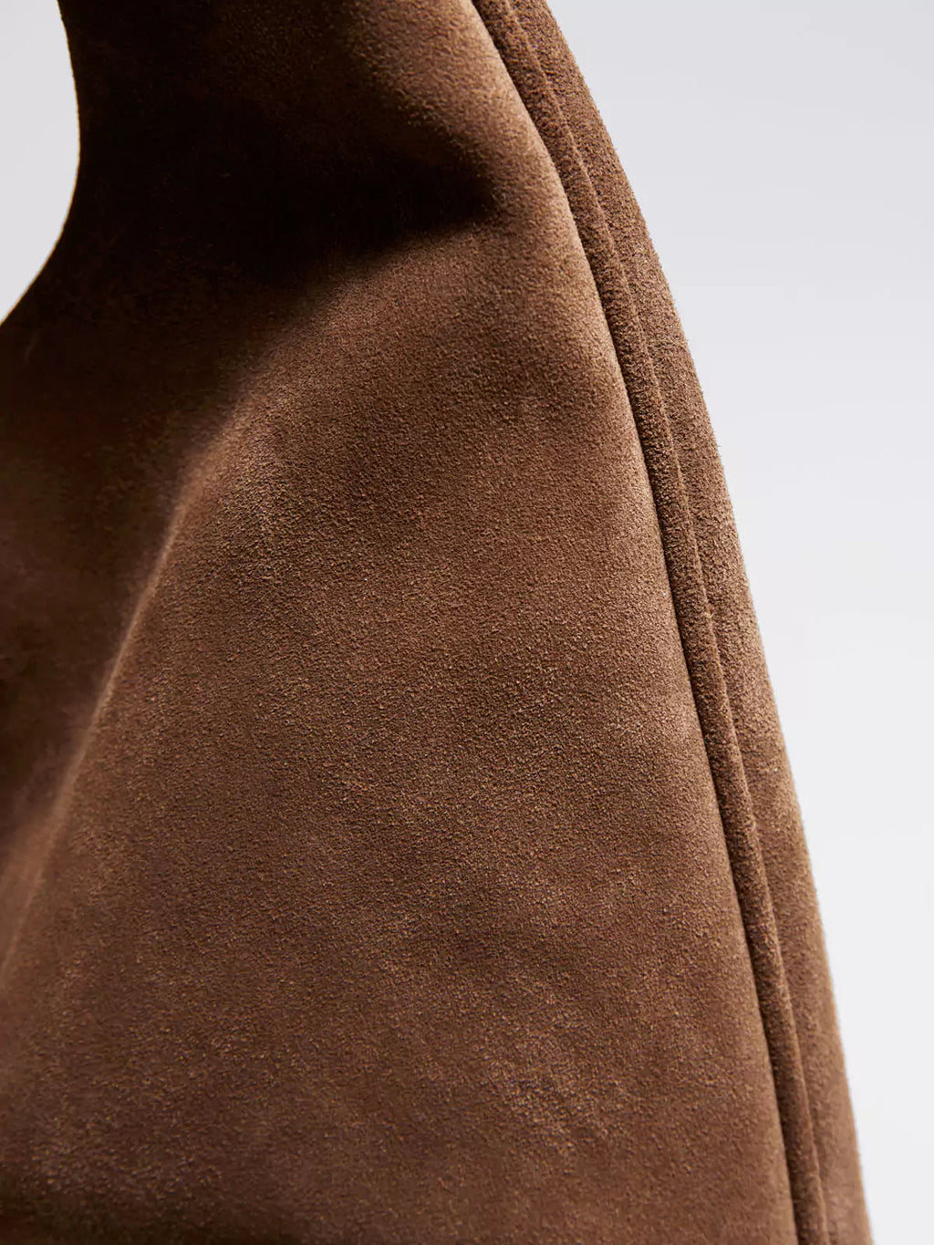Women's oversized suede shoulder tote bag