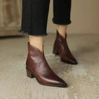 Women's pointed-toe ankle boots