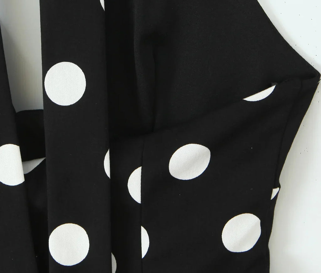 Women's polka dot summer top