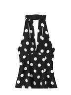 Women's polka dot summer top