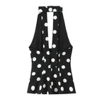 Women's polka dot summer top