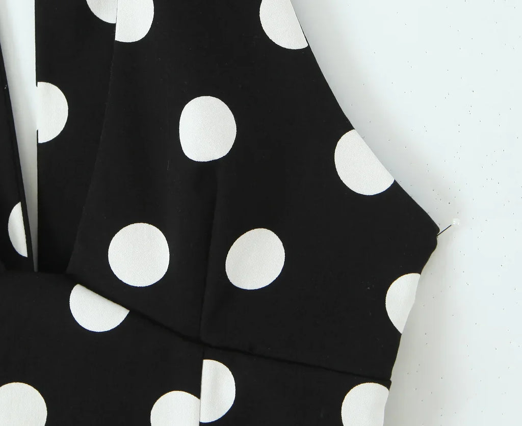 Women's polka dot summer top