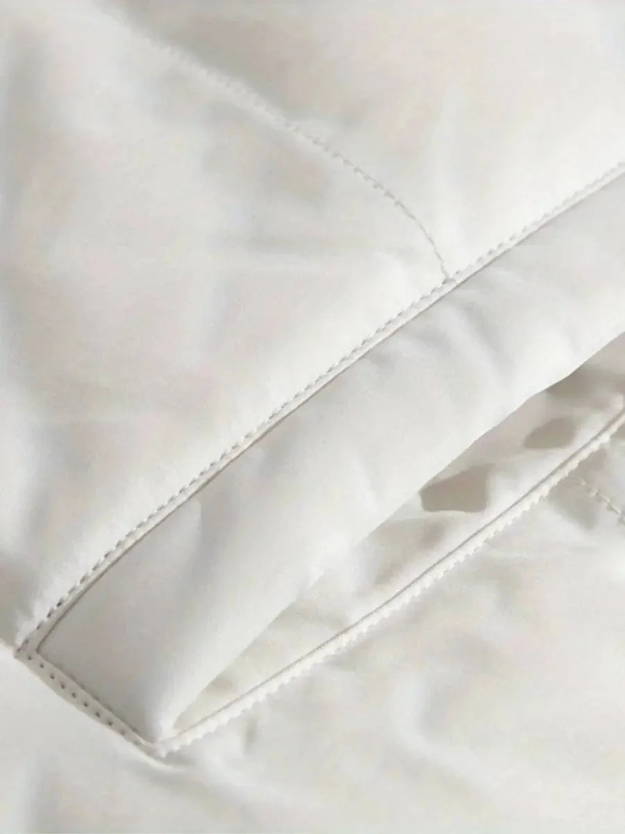 Women's puffer jacket with hood and soft lining
