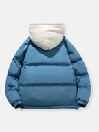Women's puffer jacket with hood and soft lining