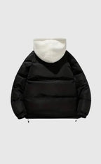 Women's puffer jacket with hood and soft lining