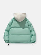 Women's puffer jacket with hood and soft lining